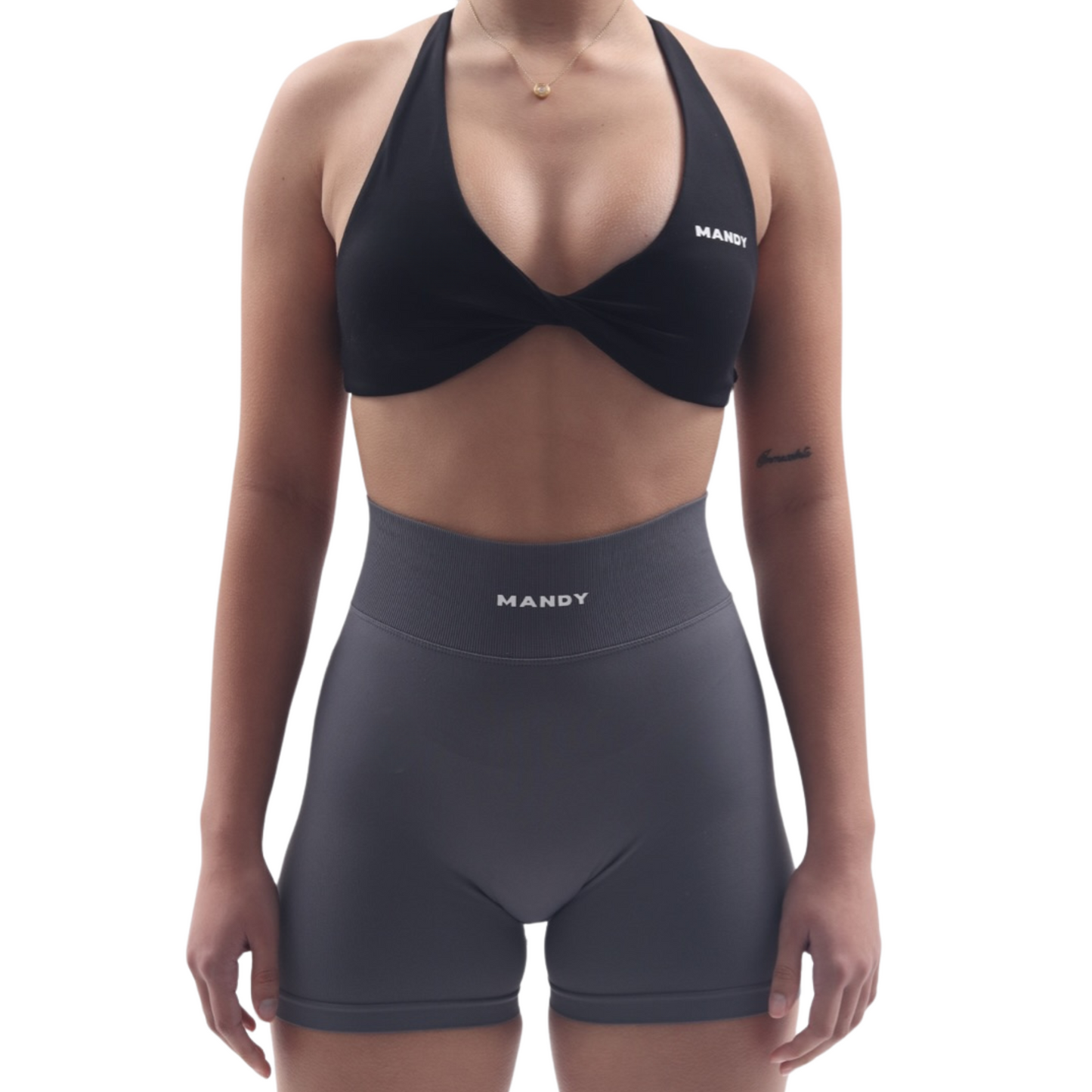 SCRUNCH Short Charcoal